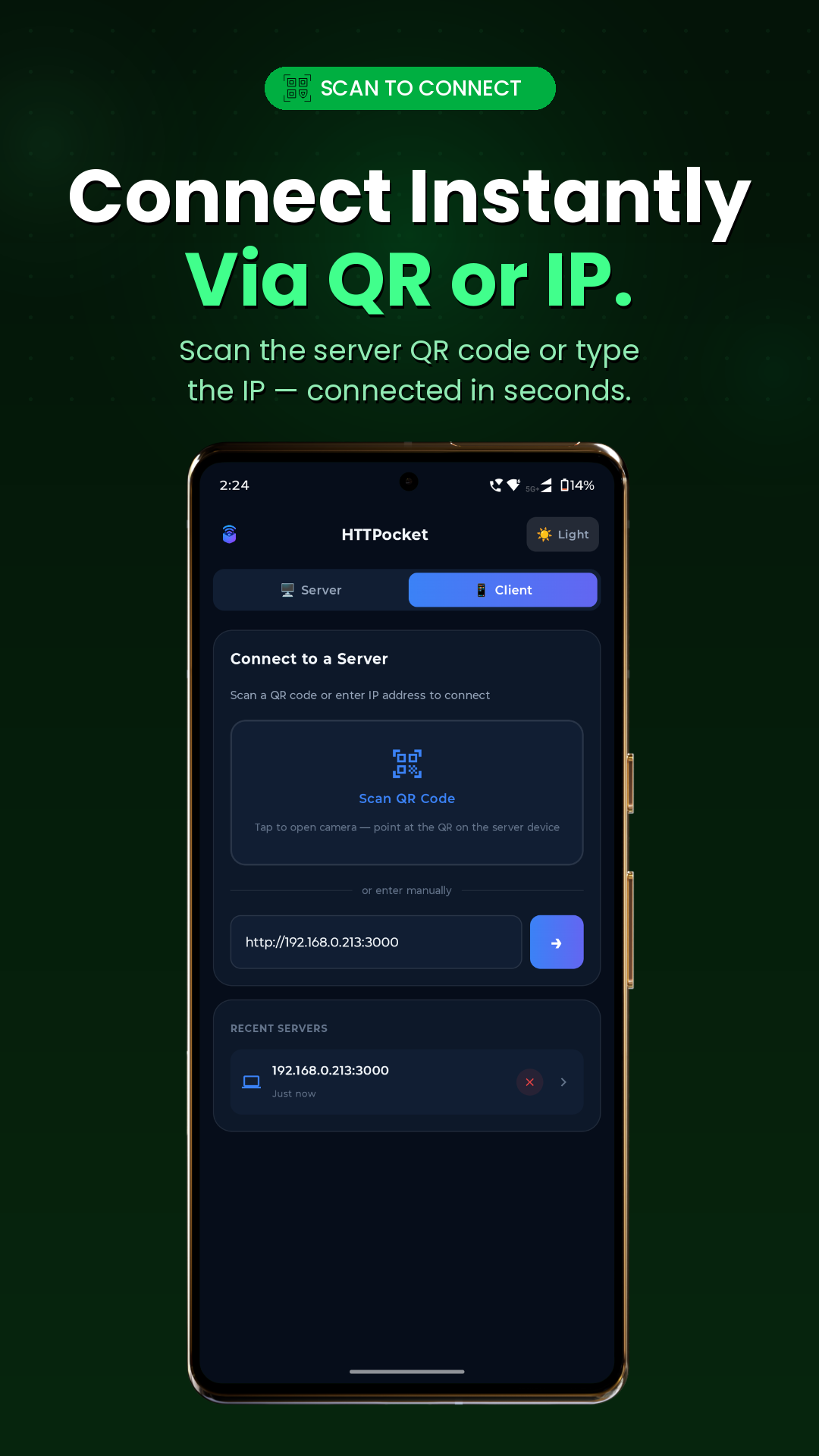 HTTPocket Android phone — screen 5